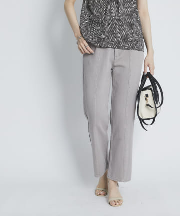 【キレイめカジュアルが叶う】ツイルセンターシームパンツ