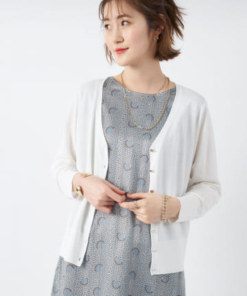 【一枚は持っておきたい】UV接触冷感コンパクトVカーディガン