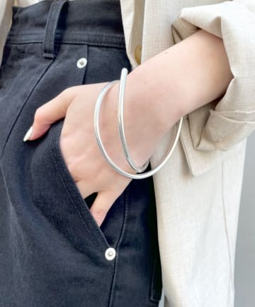 [eau un bijou] swirl bangle