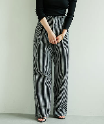 【Cabana】ヒッコリータックロングパンツ