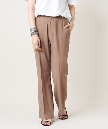 OUTLET(アウトレット) 【SHENERY】レーヨン混フレアパンツ