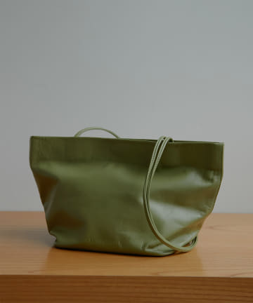 【MODERN WEAVING】ラムレザーバスケットバッグ