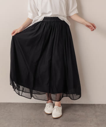 【Du noir・WEB限定】チュールスカート