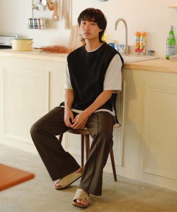 【WHIMSIC】PIPING TRACK PANTS 2