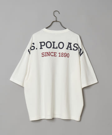 【U.S. POLO ASSN. 】別注ビッグシルエットプリントTシャツ