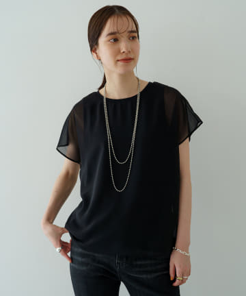 レイヤードカットソー