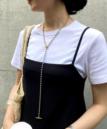 【WEB限定】ボールチェーンロングネックレス