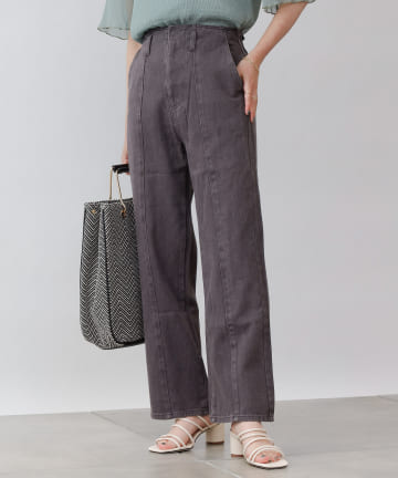 【WEB・一部店舗限定】センターシームデニムパンツ