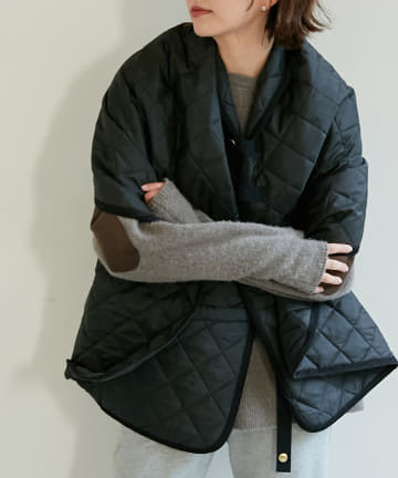 【Traditional Weatherwear】キルティングポンチョ