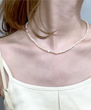 [Eau un bijou] baroque pearl(necklace)
