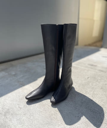 【ROKOTA(ロコタ)】スクエアトゥロングブーツ