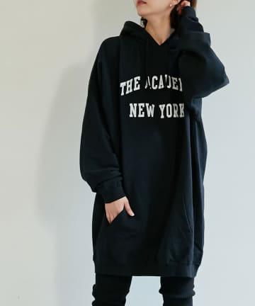 【The Academy New York】ロングフーディスウェット