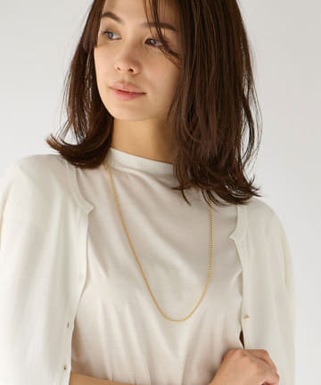 2.4mmボールチェーンネックレス