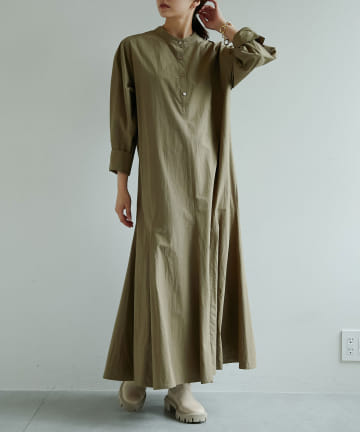 【eclat×GALLARDAGALANTE】シャツワンピース