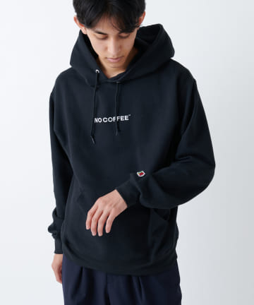 【FRUIT OF THE LOOM】別注NO COFFEEプリントパーカー