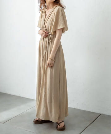カシュクールワンピース