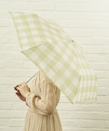 salut!(サリュ) 雨傘折グレンチェック（イエロー）