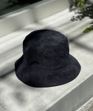 【持ち運びにもぴったり】コーデュロイリバーシブルバケット