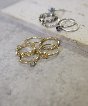 Lattice(ラティス) 【LesSignes】デザインSETリング