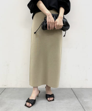 ニットジャガードスカート