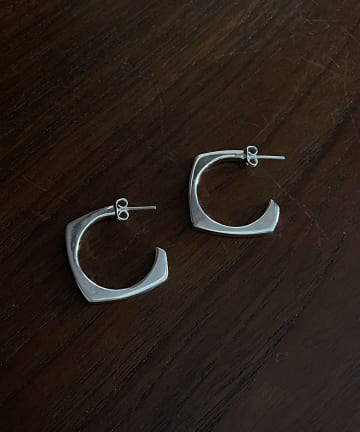 【PAZ COLLECTIVE/パズコレクティブ】CUADRO HOOPSピアス