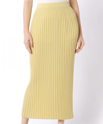 【DEMYLEE/デミリー】 メリノウールリブスカート