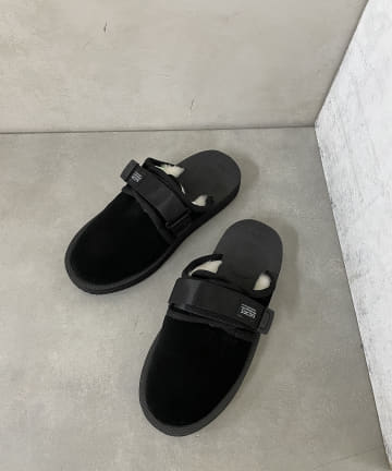 【SUICOKE/スイコック】COWスエード×ムートン サボ
