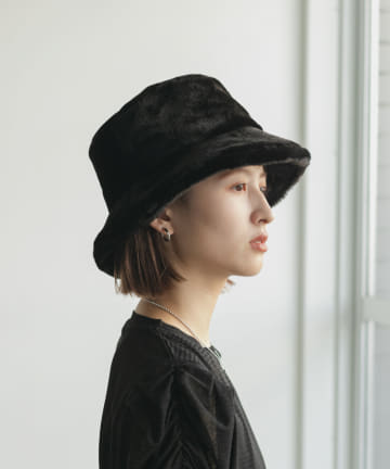 ECO FUR BUCKET HAT