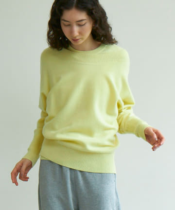 ボートカシミヤドルマンニット
