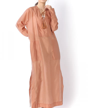 【B.M.BIRGER】 ピンクマキシワンピース