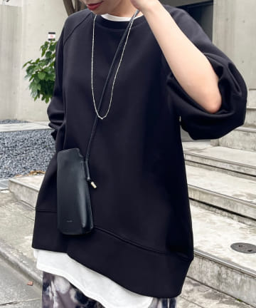 【odore/オドル】ダンボールスウェットプルオーバー