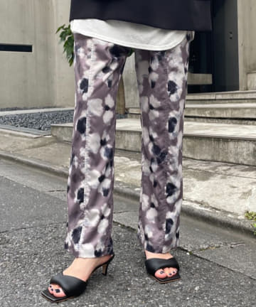 【odore/オドル】柄イージーパンツ