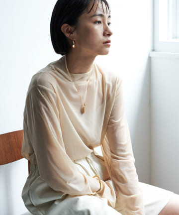 【odore/オドル】シアータートルプルオーバー