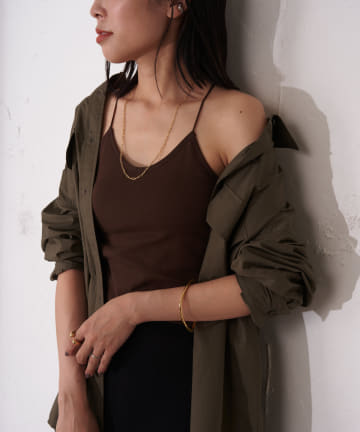 パッド付クロスキャミ