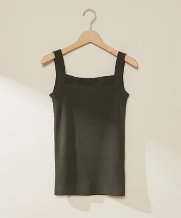 総針ニットキャミソール