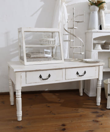 【shabby white】ローテーブル