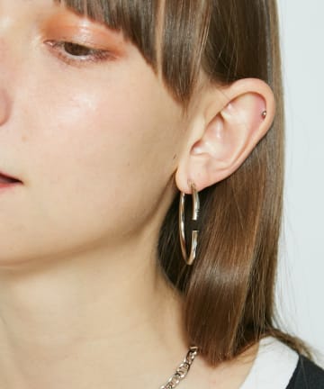 ピアッシングビッグフープピアス