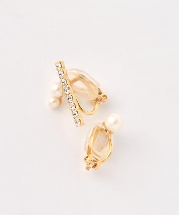＃Pink Owl BijouパールスワロYイヤリング