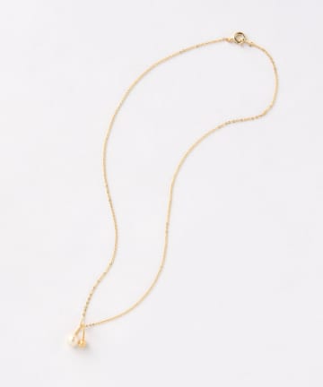 ＃Pink Owl Bijou パールデザインリングネックレス