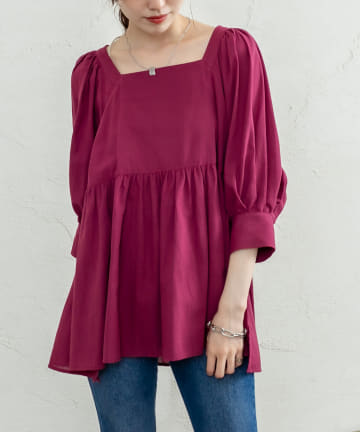 スクエアパフチュニック