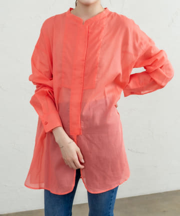 シアーデザインシャツ