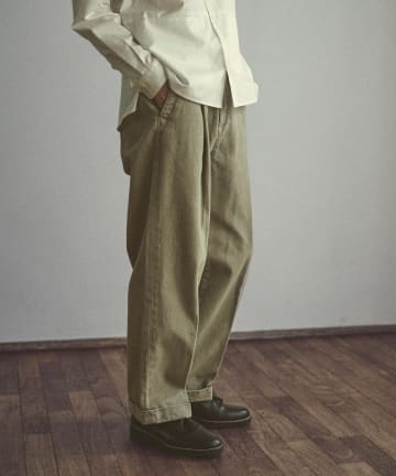 Lui's(ルイス) 【CLANE HOMME Exclusive】 1tuck Belt Pants