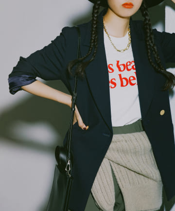 【COZスタイル・洗える】T'es beau.T'es belle.Ｔシャツ