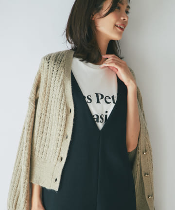 【別注・洗える】Les Petits Basics ロゴTシャツ Black