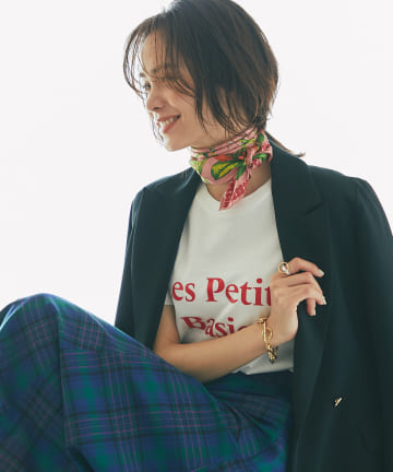 【別注・洗える】Les Petits Basics ロゴTシャツ Red