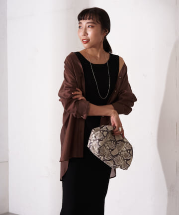 バイヤスロングブラウス