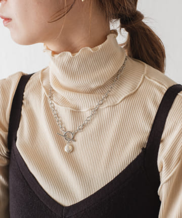 【fiw.】ケシパール×チェーンネックレス
