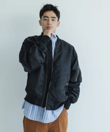 【WHIMSIC】MA-1 REVERSIBLE FLIGHT JACKET