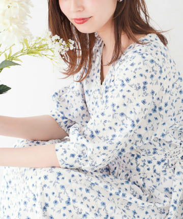 natural couture(ナチュラルクチュール) osonoオリジナルフラワーワンピース