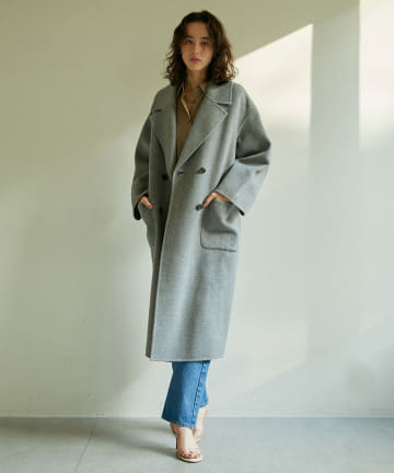 【HERITANOVUM】ウールカシミヤオーバーコート